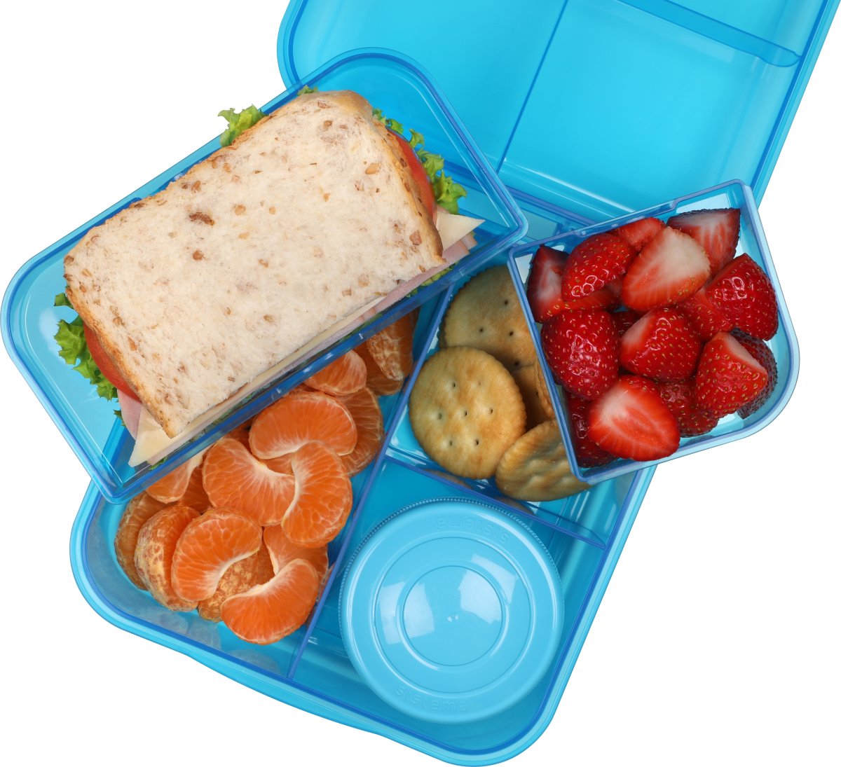 Sistema Bento Cube Lunch matlåda, 1,25L, blå
