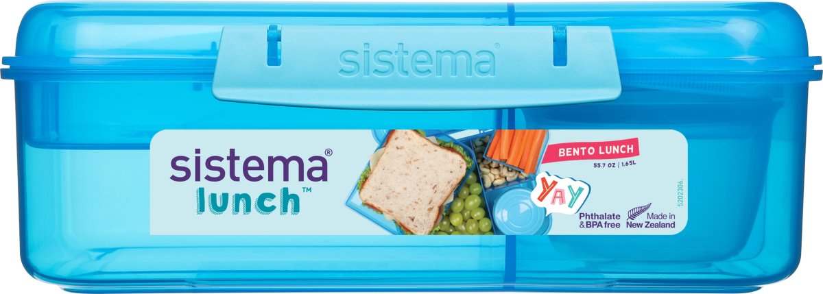 Sistema Bento Lunch matlåda, 1,65L, blå