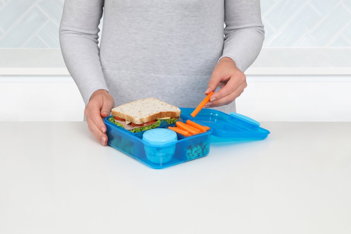 Sistema Bento Lunch matlåda, 1,65L, blå