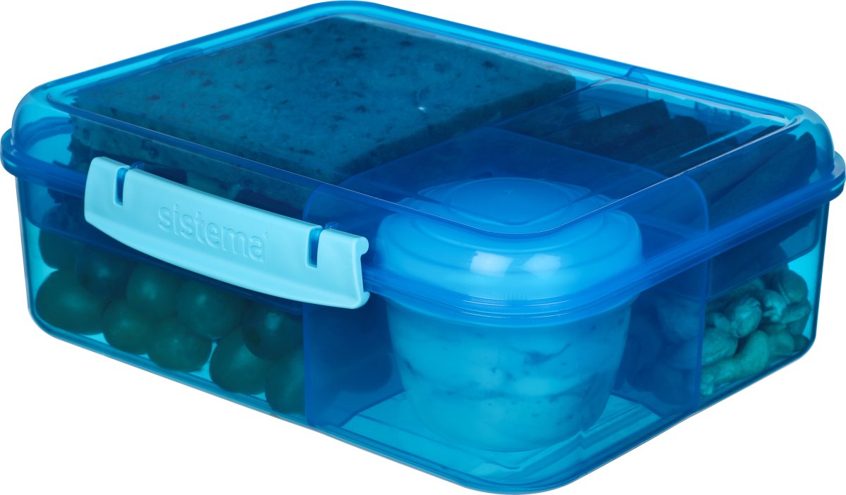 Sistema Bento Lunch matlåda, 1,65L, blå