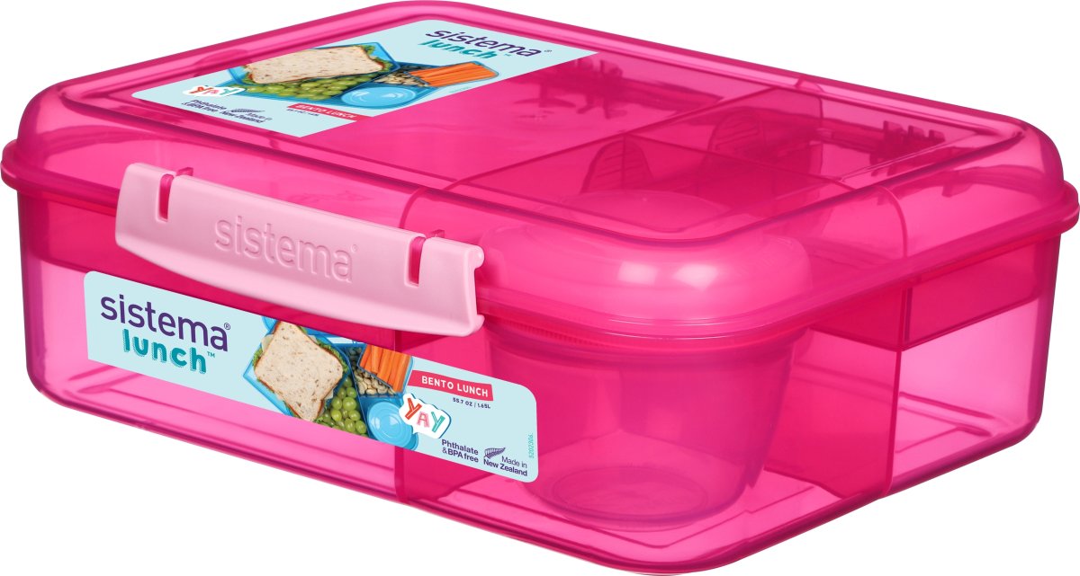 Sistema Bento Cube Lunch matlåda, 1,65L, rosa