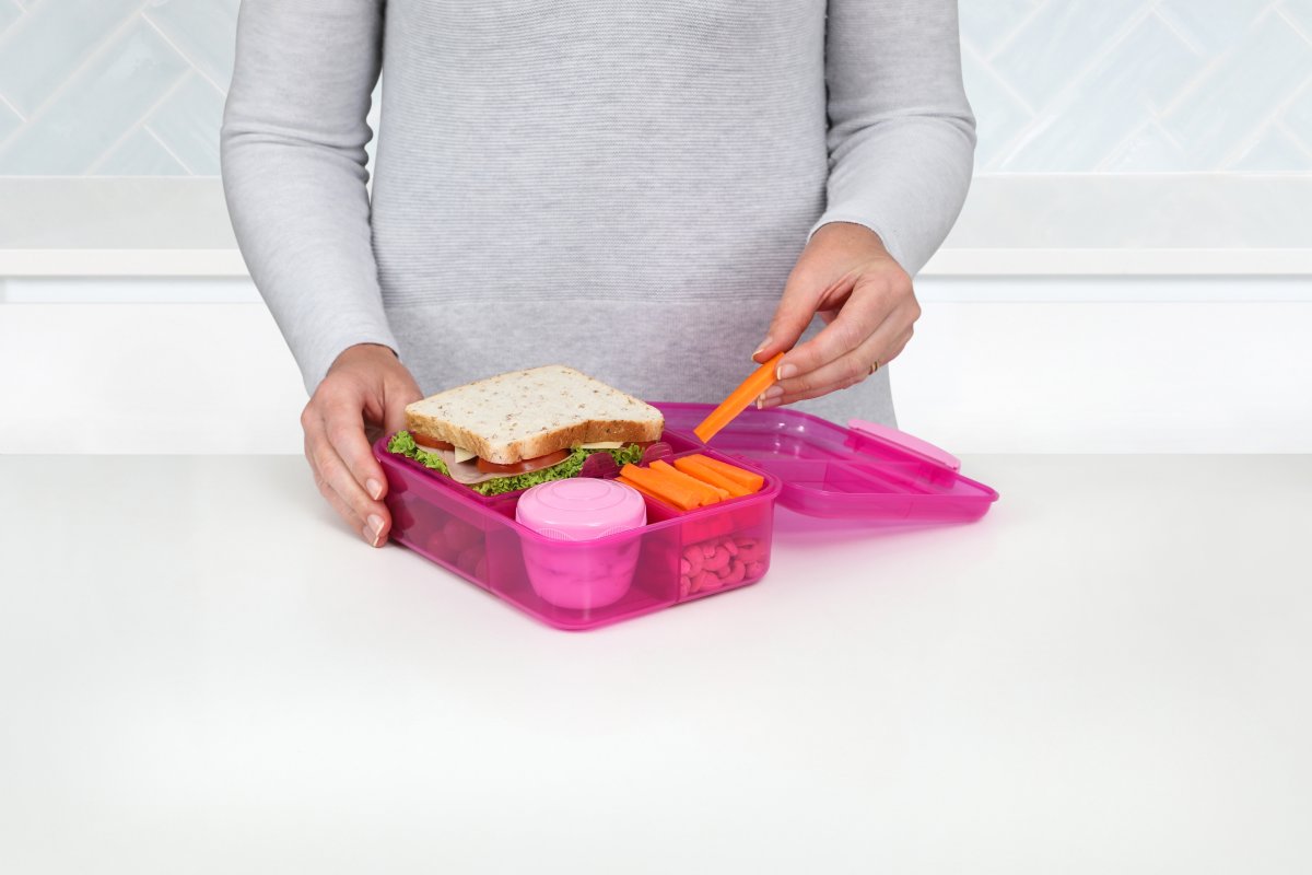 Sistema Bento Lunch matlåda, 1,65L, rosa