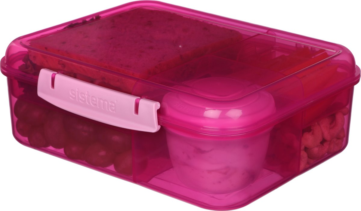 Sistema Bento Lunch matlåda, 1,65L, rosa