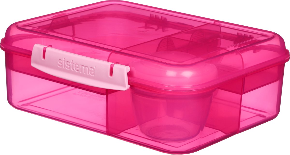 Sistema Bento Lunch matlåda, 1,65L, rosa