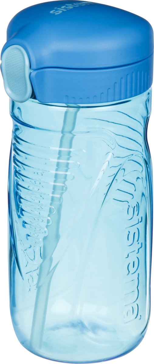 Sistema Tritan QuickFlip vattenflaska, 520ml, blå