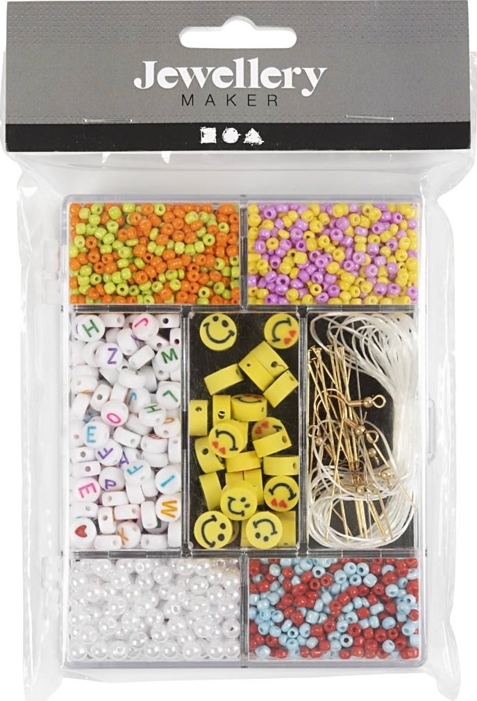 DIY Kit smycken, regnbågsblandning, regnbågsfärger