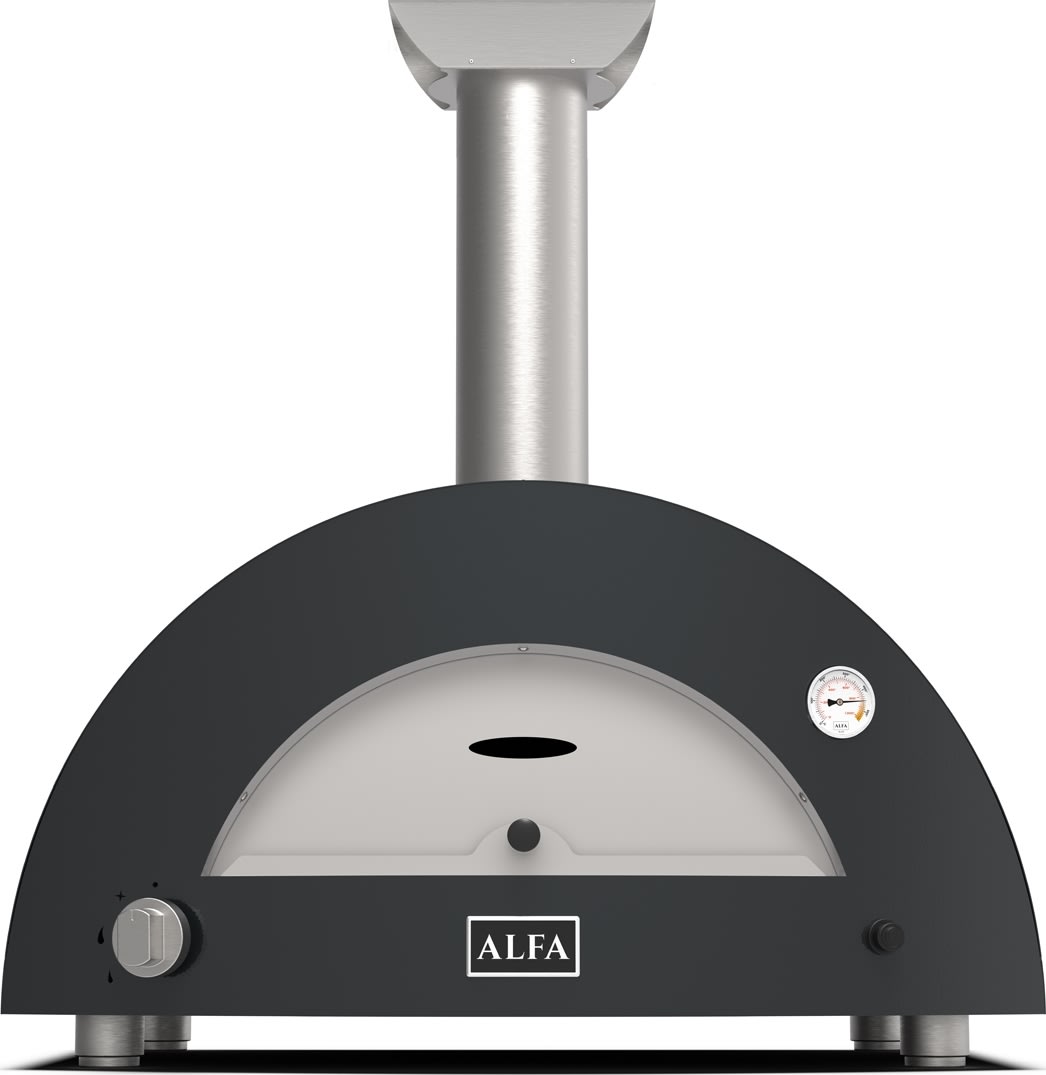Alfa Moderno hybrid pizzaugn, 2 pizzor, grå