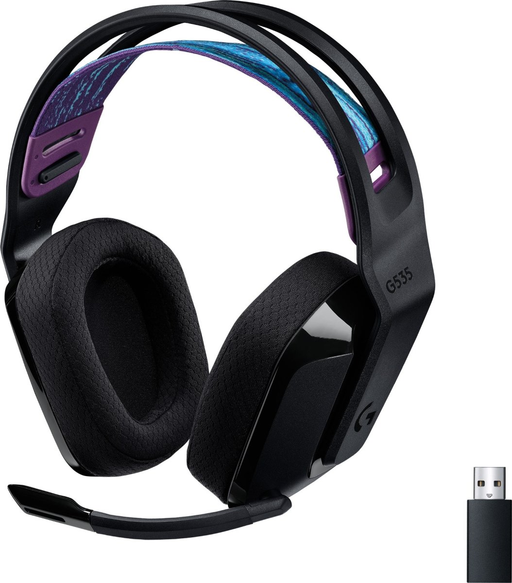 Logitech G535 LIGHTSPEED trådlöst headset, svart