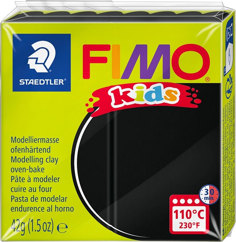 Lera Fimo Kids 42 g Svart