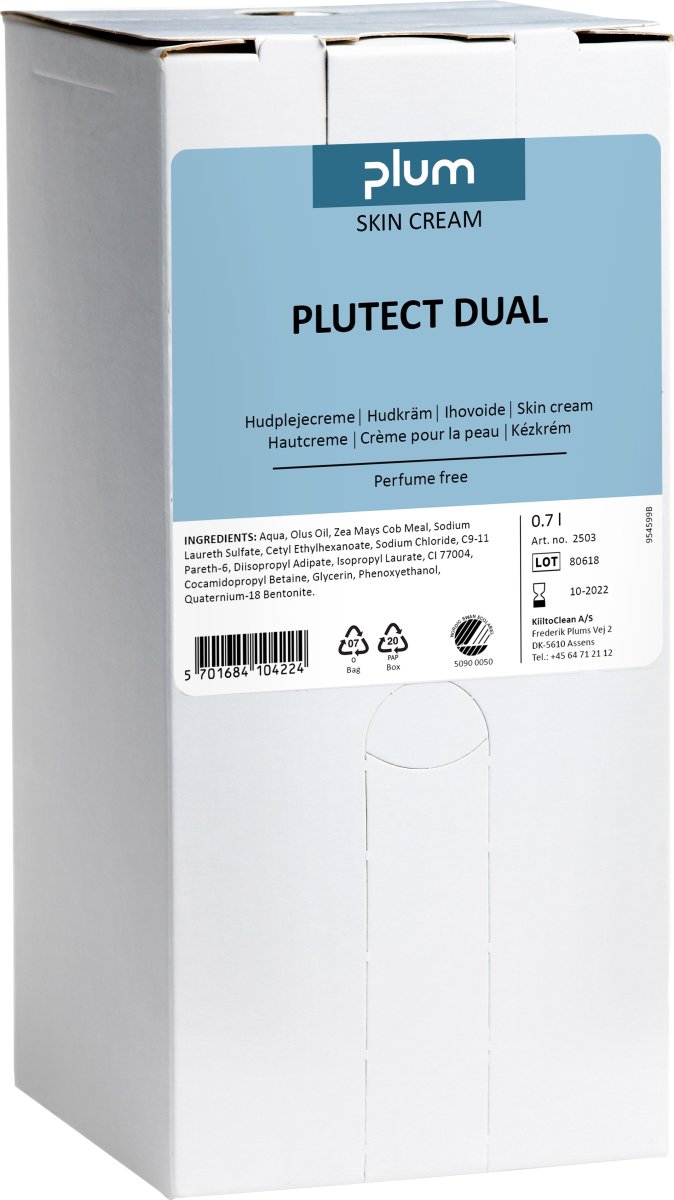 MultiPlum Plutec Dual hudkräm, 0,7 L