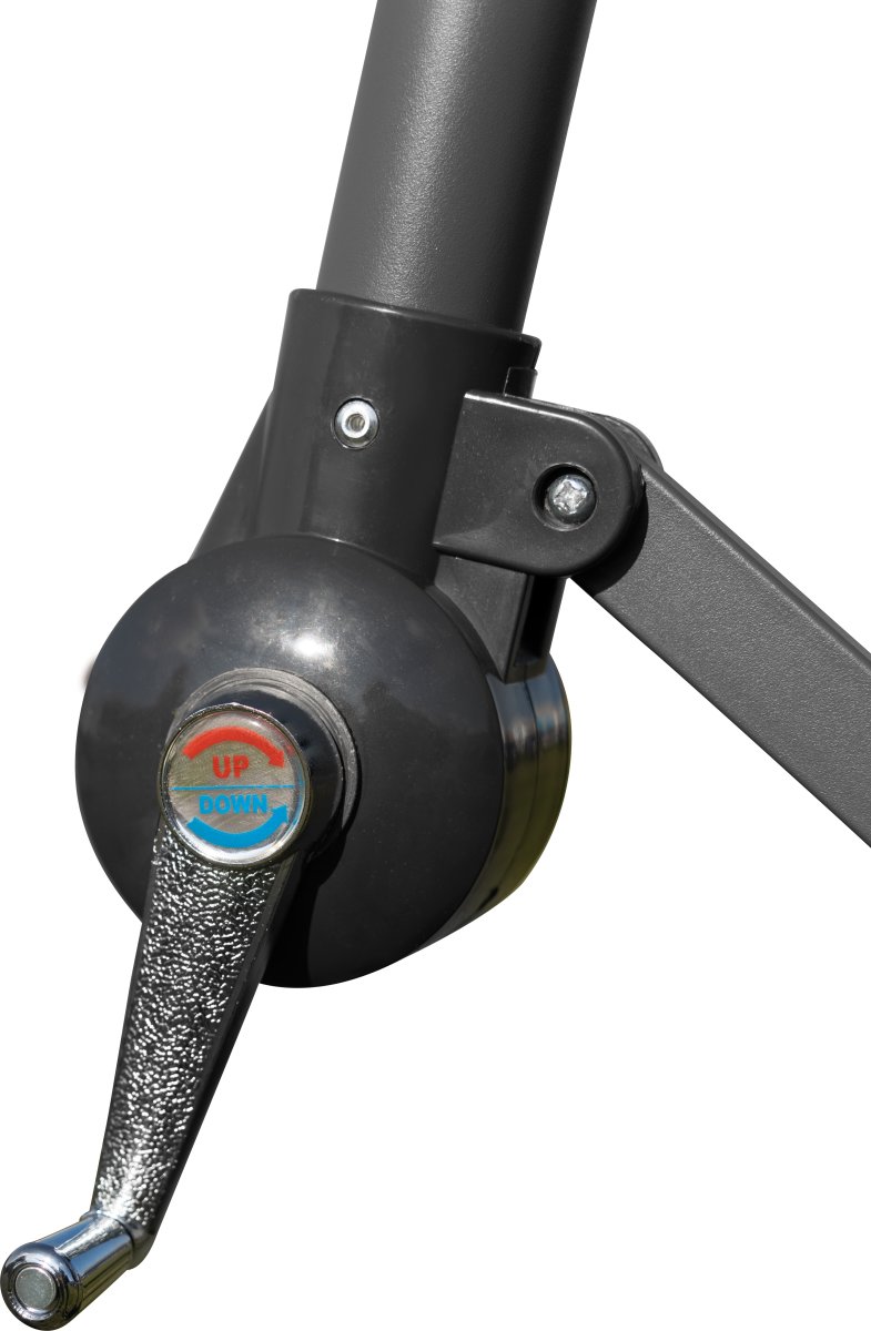 Hängparasol Ø3m inkl. fot och överdrag, beige