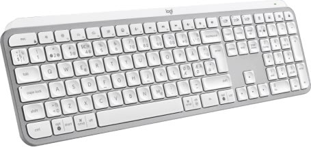 Logitech MX Keys S tangentbord, nordiskt, grått