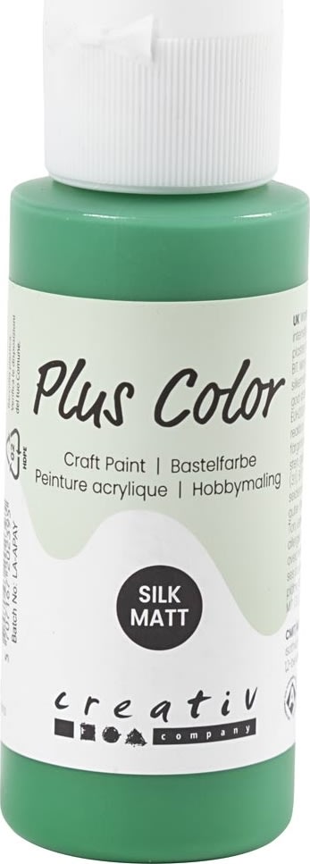 Hobbyfärg Plus Color 60ml lysande grön