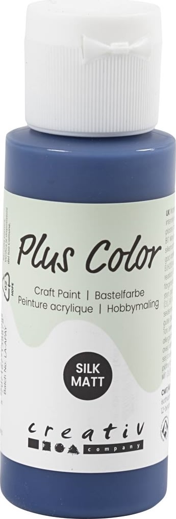 Hobbyfärg Plus Color 60 ml marinblå