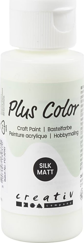 Hobbyfärg Plus Color 60 ml off white