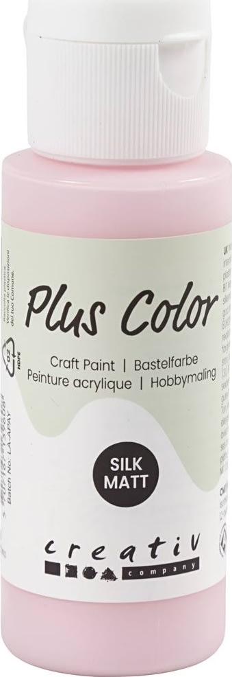 Hobbyfärg Plus Color 60ml soft pink