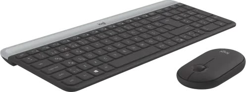 Logitech MK470 Slim trådlös mus och tangentbord