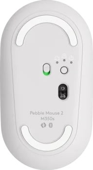 Logitech Pebble Mouse 2 M350S trådlös mus, vit