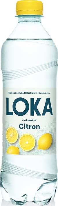 Loka Citron Mineralvatten, 33 cl