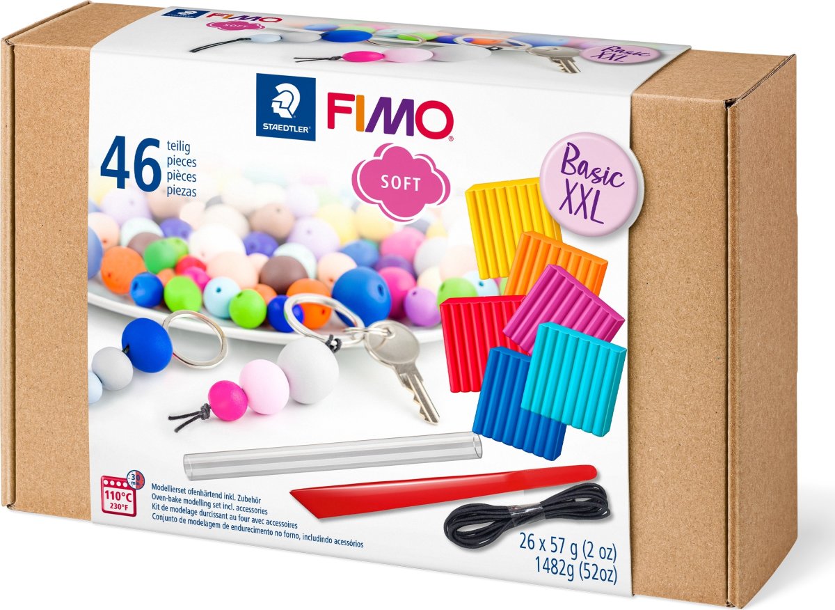 Fimo Soft Lera startpaket, XXL