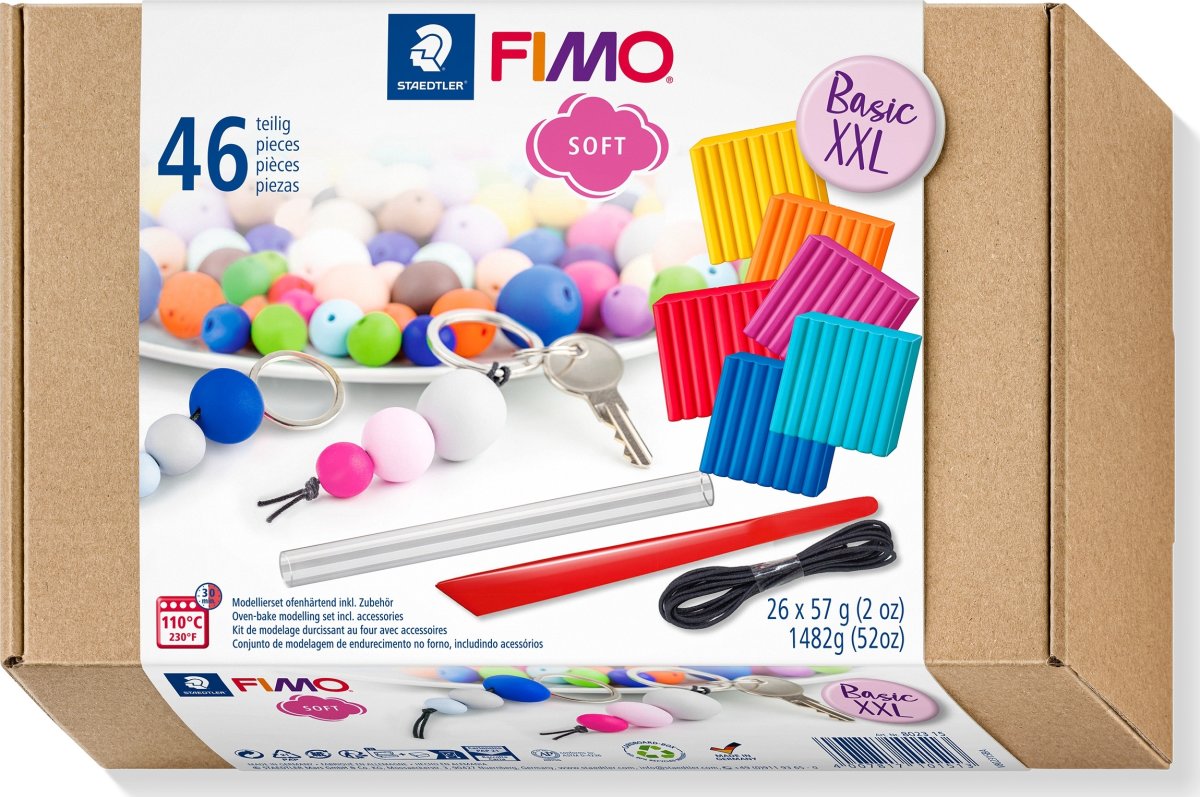 Fimo Soft Lera startpaket, XXL