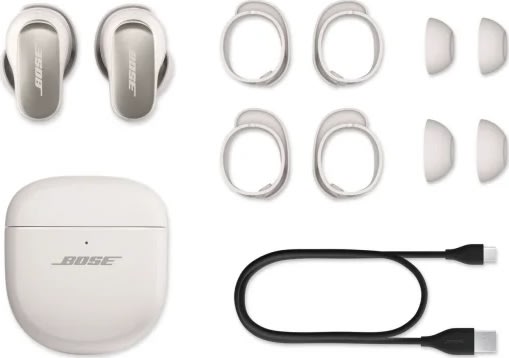 Bose QuietComfort Ultra öronsnäckor, vit