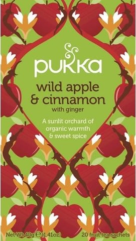 Pukka Wild Apple Cinnamon Te, 20 påsar