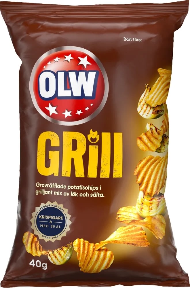 OLW Chips Grill, 40g