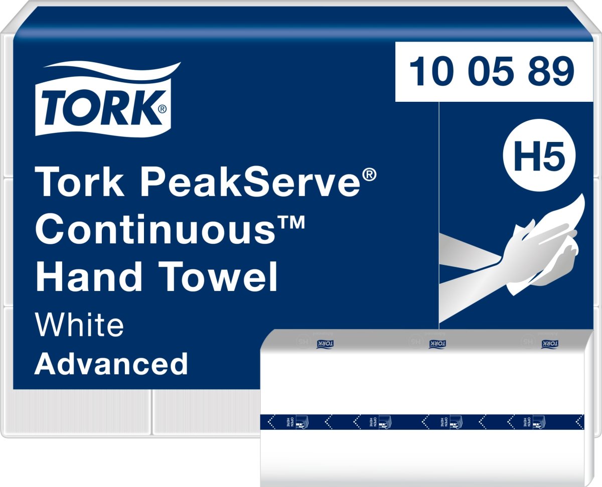 Tork H5 PeakServe Advanced Pappershanddukar, 12 pk