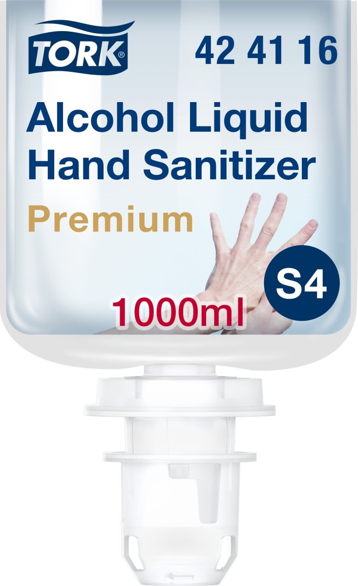 Tork S4 Premium handdesinfektion 80% flytande, 1L