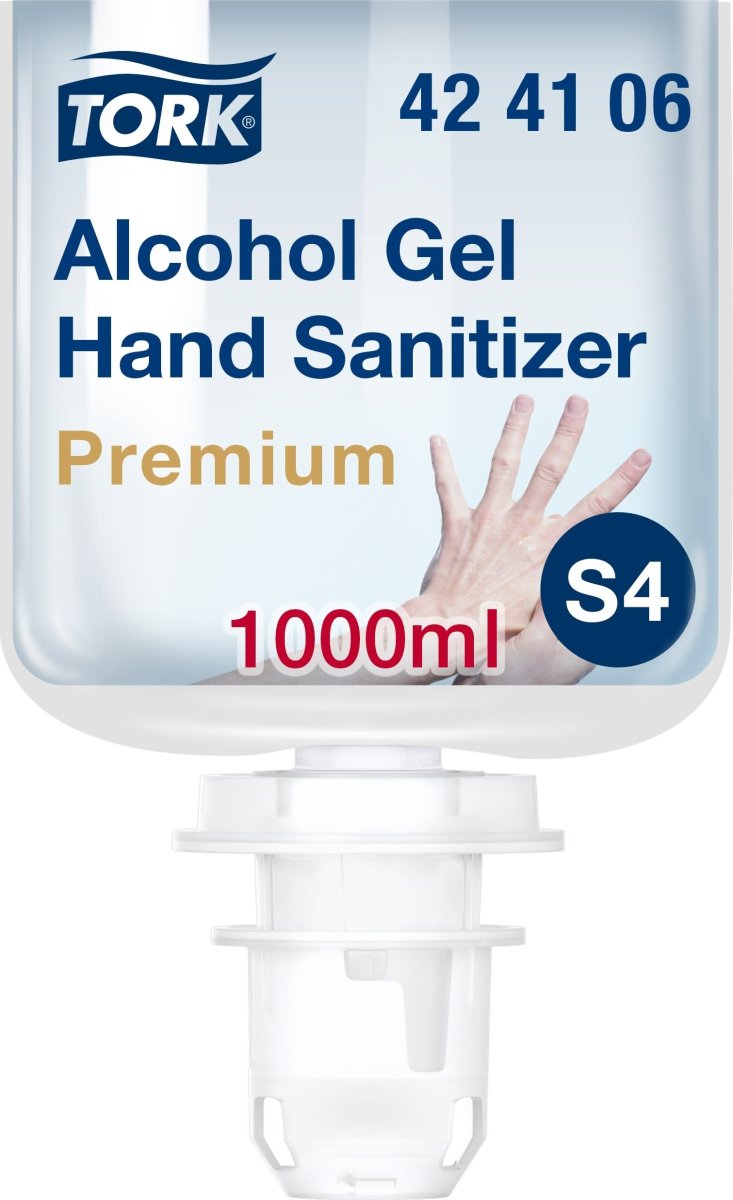 Tork S4 Premium handdesinfektion 80 %, gel, 1 l