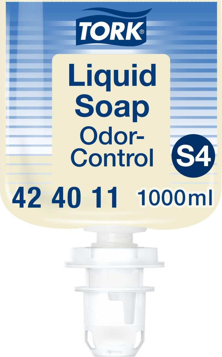 Tork S4 tvål, Odor-Control, oparfymerad, 1 l
