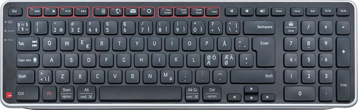 Contour Balance Keyboard PN med handledsstöd