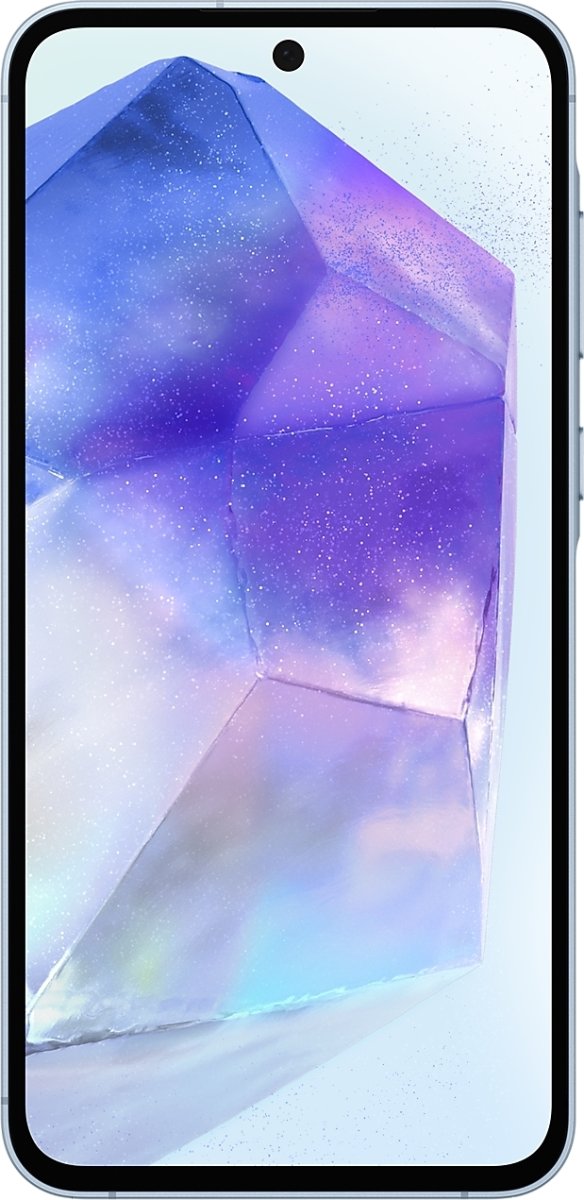 Samsung Galaxy A55 5G Smartphone, 128 GB, ljusblå