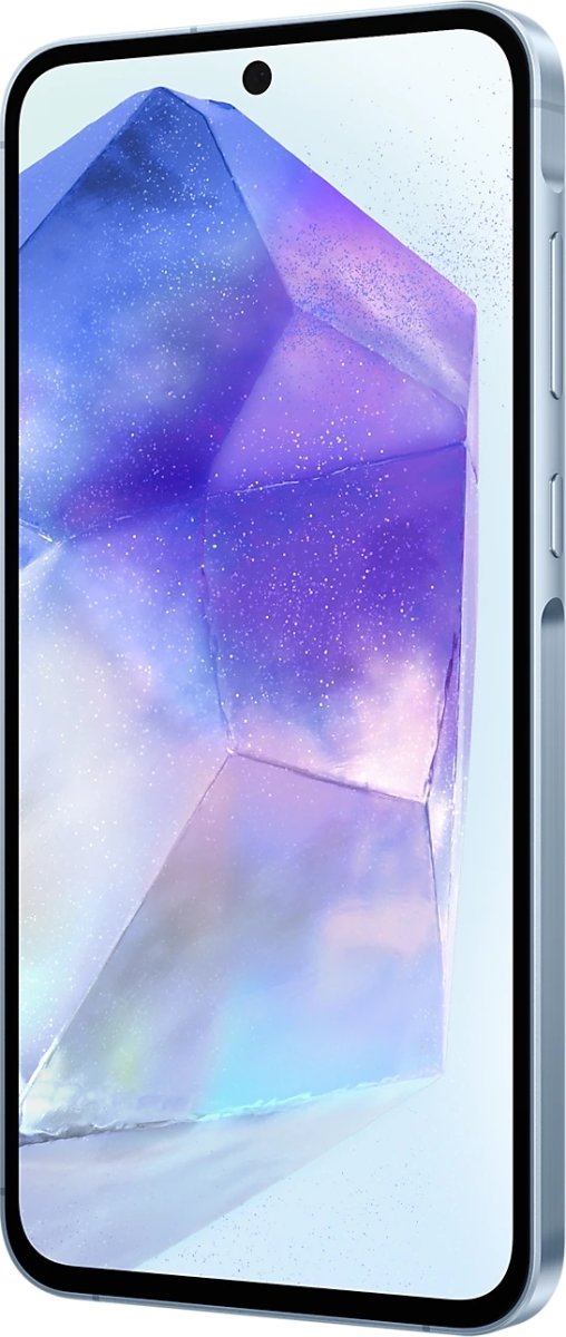 Samsung Galaxy A55 5G Smartphone, 128 GB, ljusblå