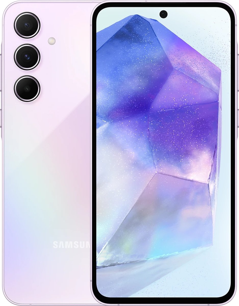 Samsung Galaxy A55 5G Smartphone, 128 GB, lila