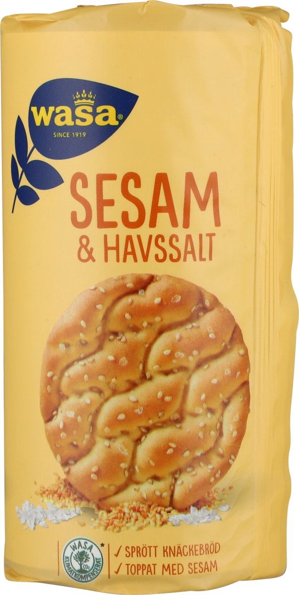 Wasa Sesam & Havssalt Knäckebröd, 290 g