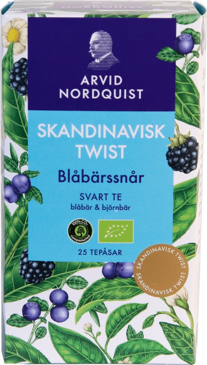 Arvid Nordquist Te, Blåbärssnår, 25 påsar
