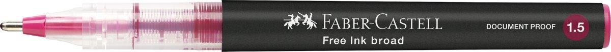 Faber-Castell Free Ink Bläckpenna, B, Vinröd