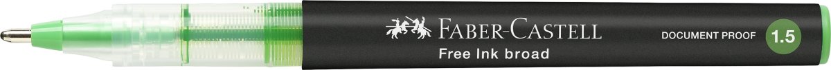 Faber-Castell Free Ink Rollerball, B, ljusgrön