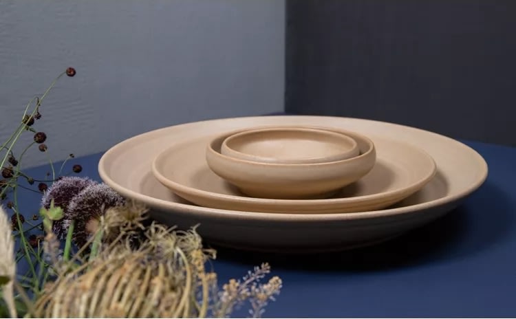 Clay Sand Skål, Ø13 cm.