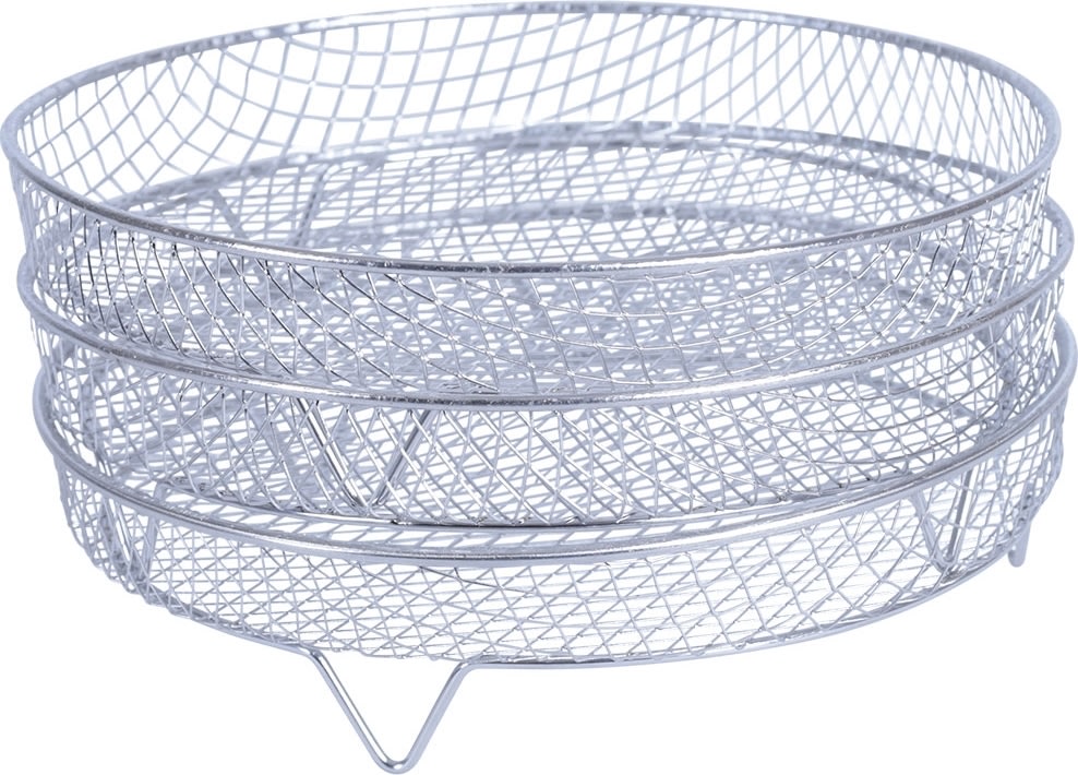 Airfryer Griddle, 3 hyllor, rostfritt, Ø20,5 cm.