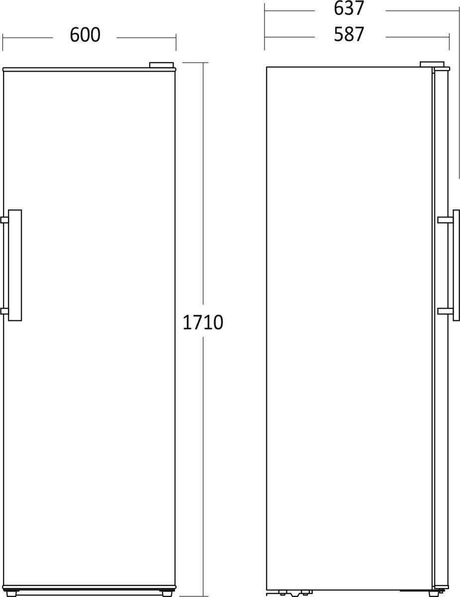 Scandomestic SKS332WE kylskåp