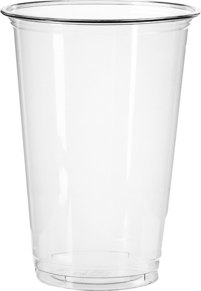 Plastglas, rPET, klara, 40 cl, 50 st.
