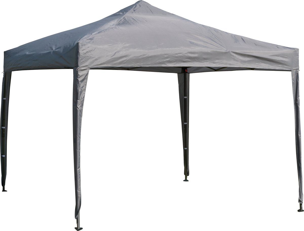 Easy Up Pavilion 3x3 m. med burband, Grå