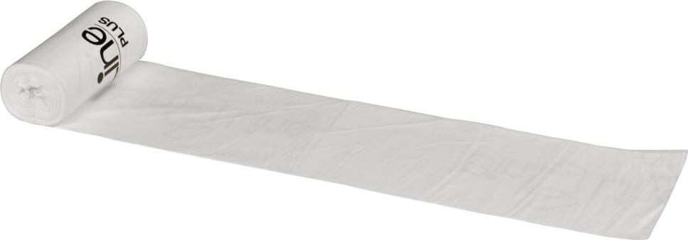 Soppåsar m/stjärnbotten 30L, 47x84cm, 20my, Vit
