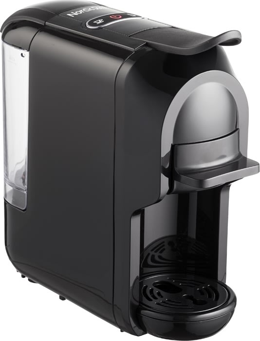 Nordic Sense 2-i-1 espressomaskin, 1450W, svart