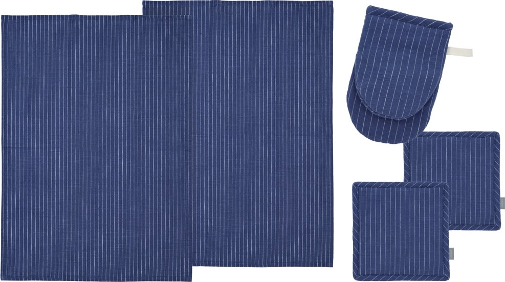 Södahl Line textilset, 5 delar, blå