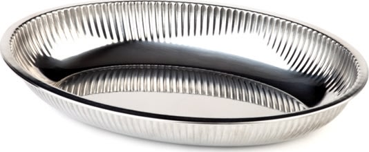 APS Brödbricka, oval, krom, Ø31cm