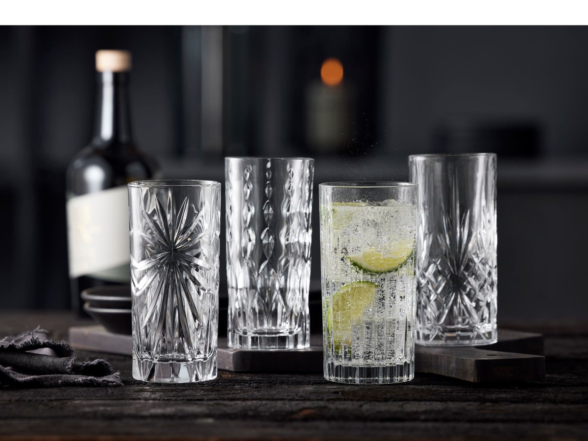 Lyngby Glas Krystal Selection Highball-glas, 4 st